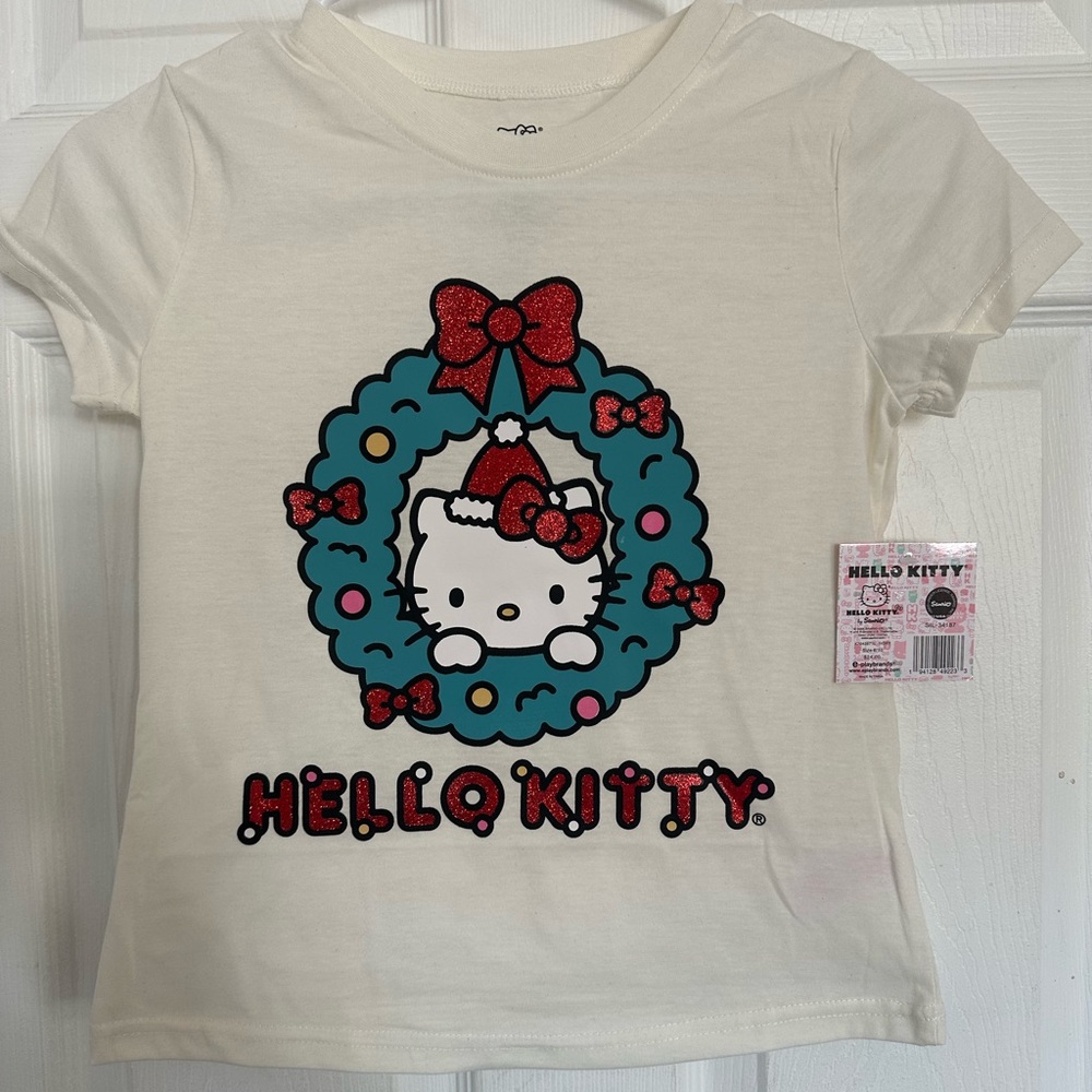 🆕Hello Kitty Christmas Girls Shirt